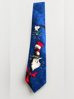 Dr Seuss Cat in the Hat 1996 Silk Tie Esprit Licensed Collectible